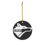 Huskies Ceramic Ornament