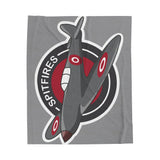 Spitfires Cozy Velveteen Plush Blanket