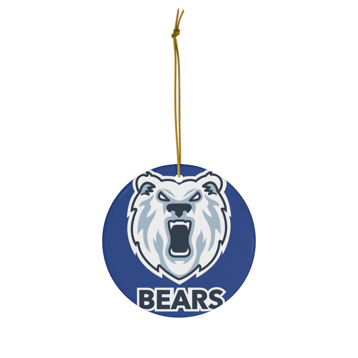 Bears Ceramic Ornament