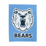 Bears Cozy Velveteen Plush Blanket