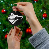 Huskies Ceramic Ornament