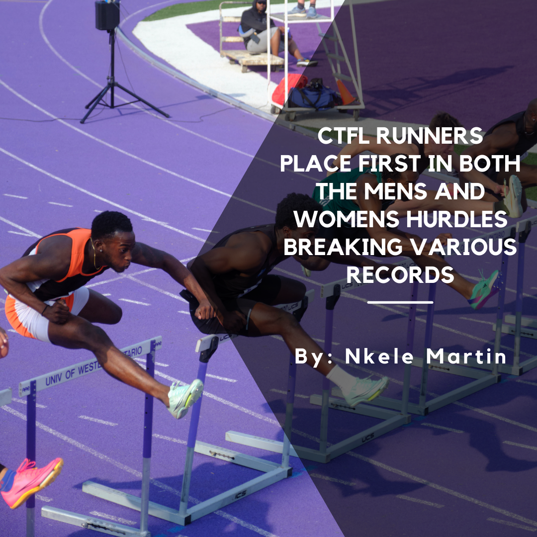 CTFL runners place first in both the men's and women's hurdles at the Bob Vigars Classic, breaking various records