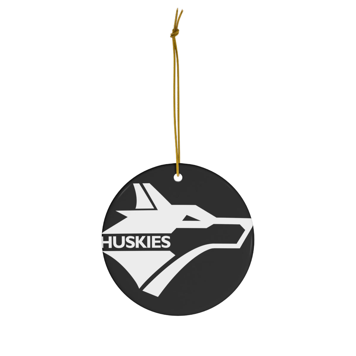 Huskies Ceramic Ornament