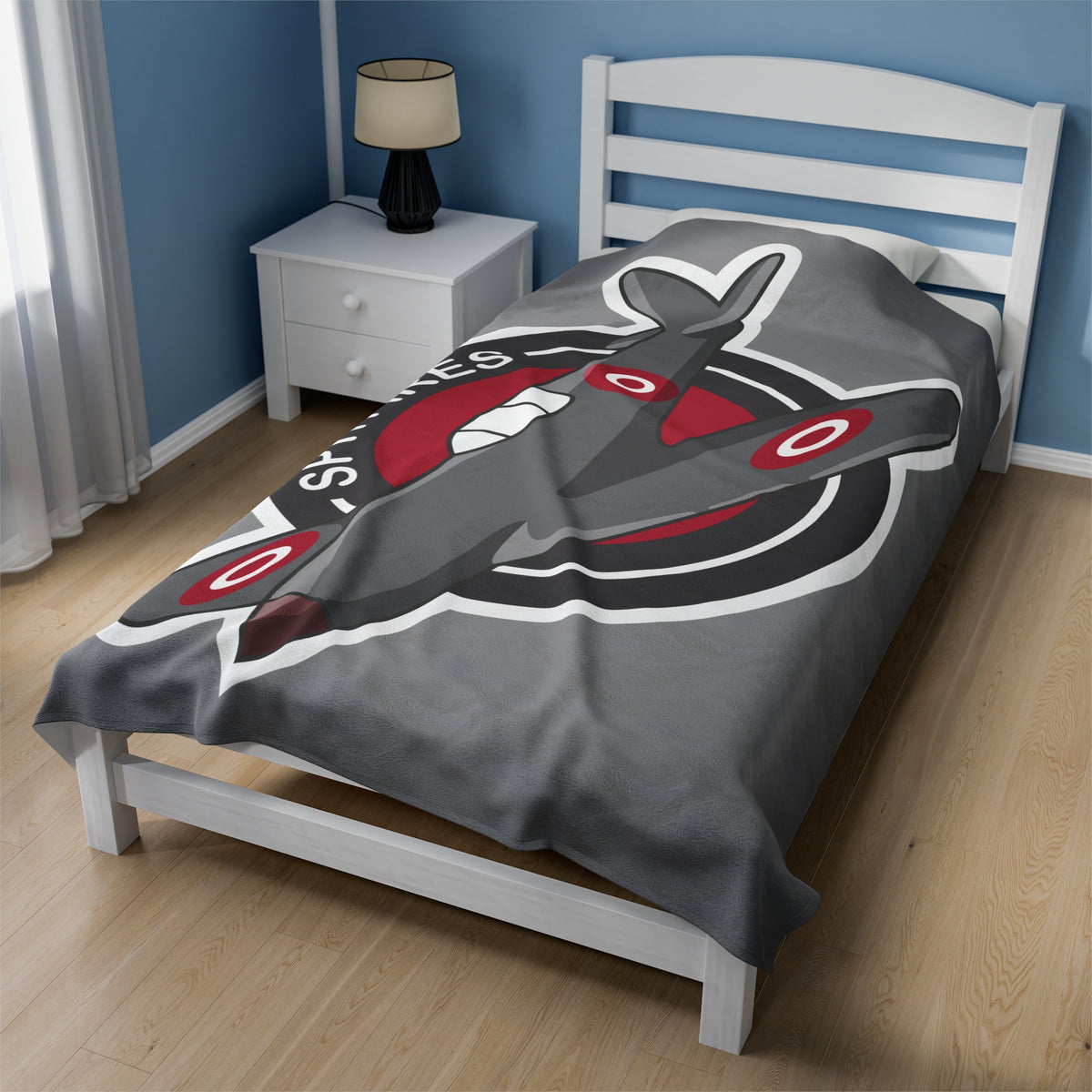 Spitfires Cozy Velveteen Plush Blanket