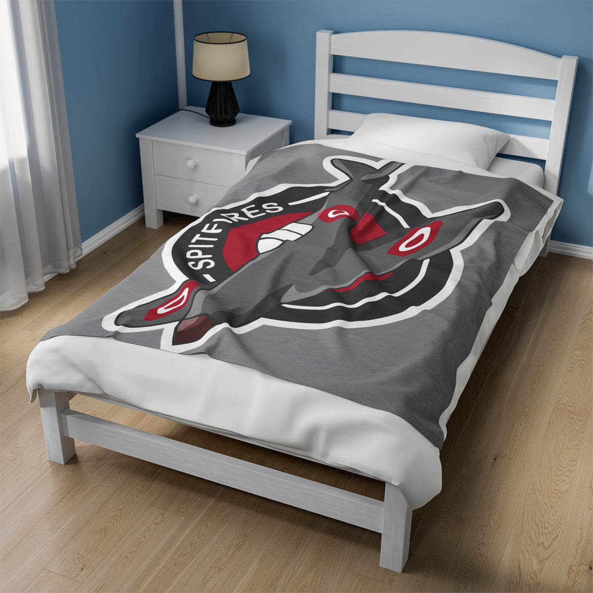 Spitfires Cozy Velveteen Plush Blanket