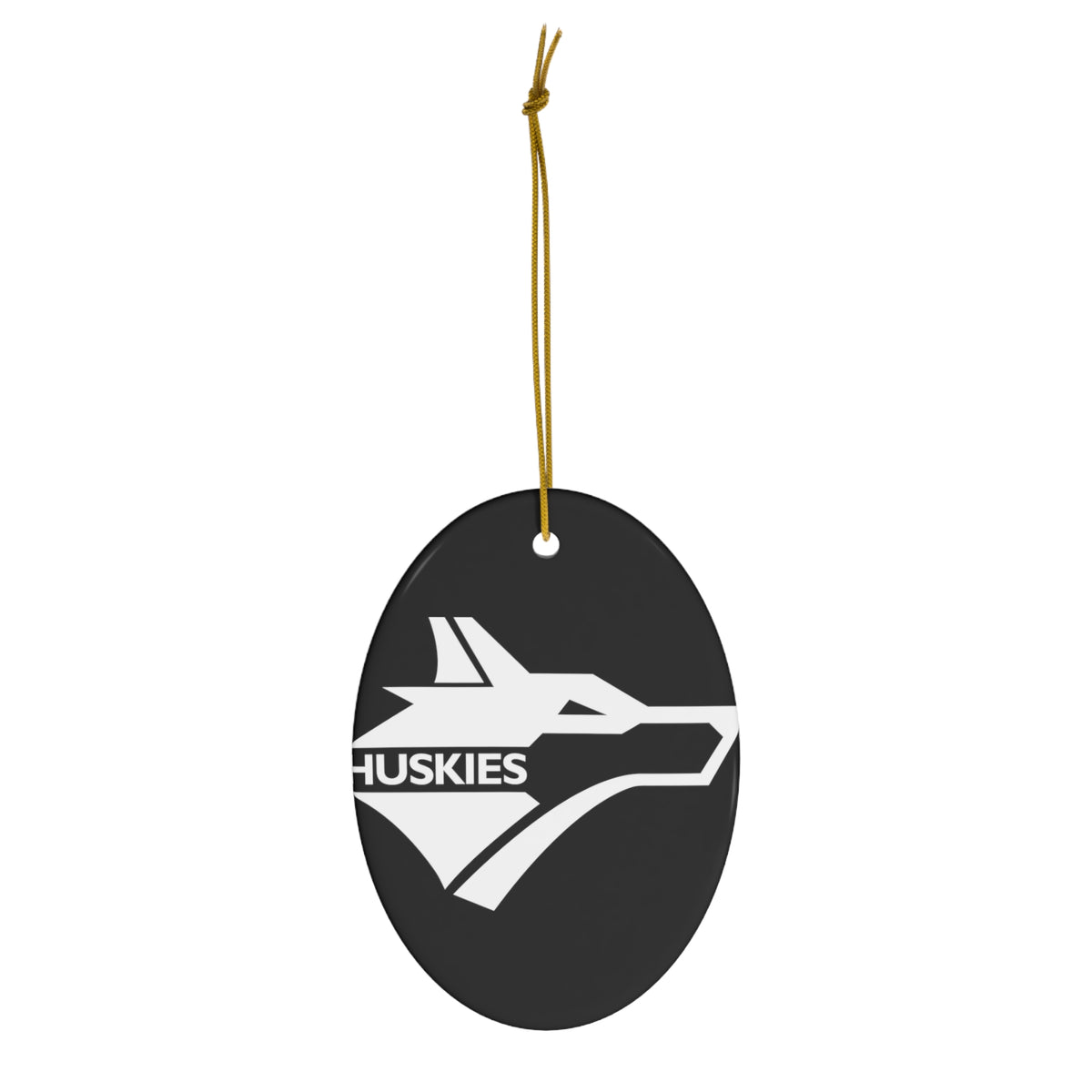 Huskies Ceramic Ornament