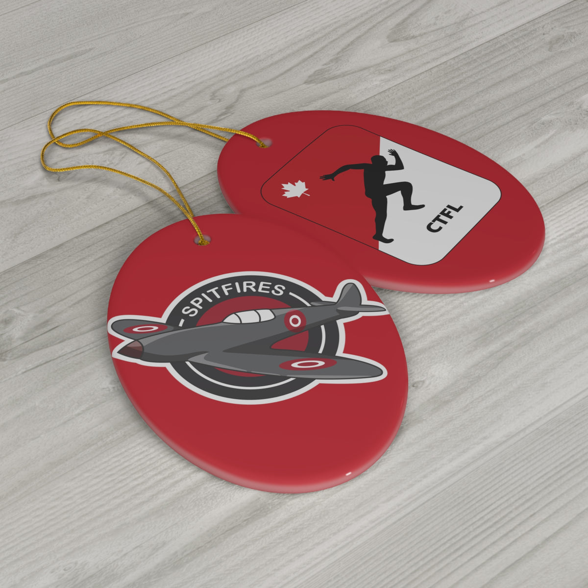 Spitfires Ceramic Ornament